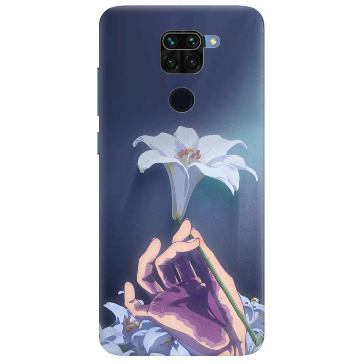 Чехол для Xiaomi Redmi Note 9 White blossoms - фото 1 - Чехлы для телефонов