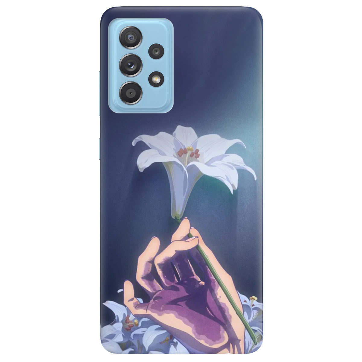 Чехол для Samsung Galaxy A52 White blossoms - фото 1 - Чехлы для телефонов