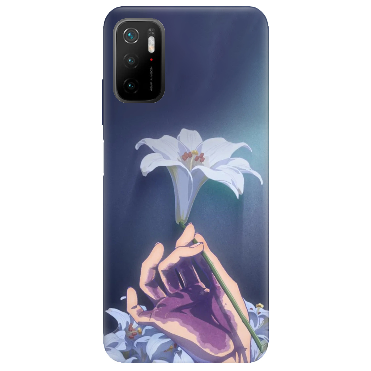 Чехол для Xiaomi Poco M3 Pro White blossoms - фото 1 - Чехлы для телефонов