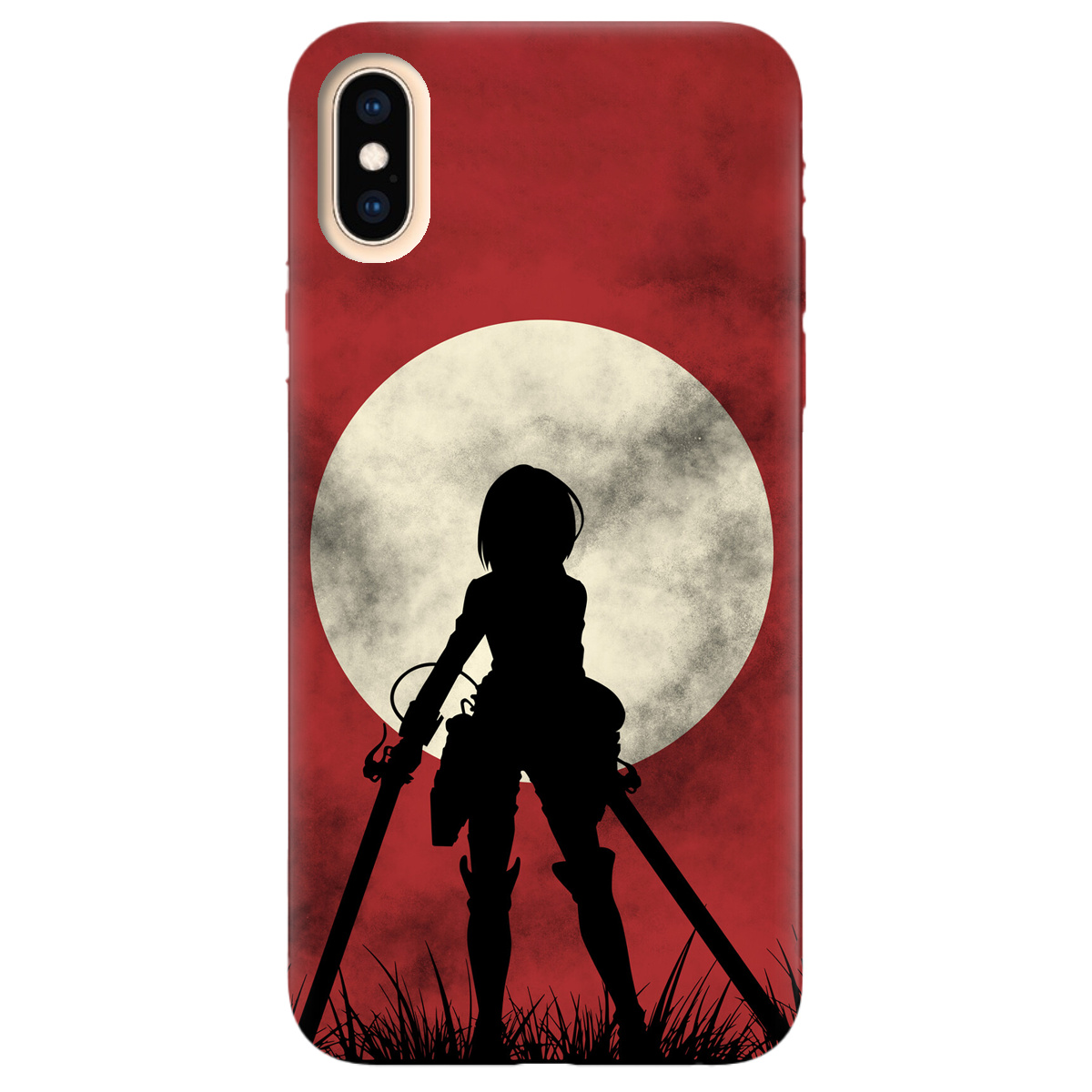 Чехол для Apple iPhone X Мікаса - фото 1 Чехол для Apple iPhone X Мікаса - фото 1 - Чехлы для телефонов