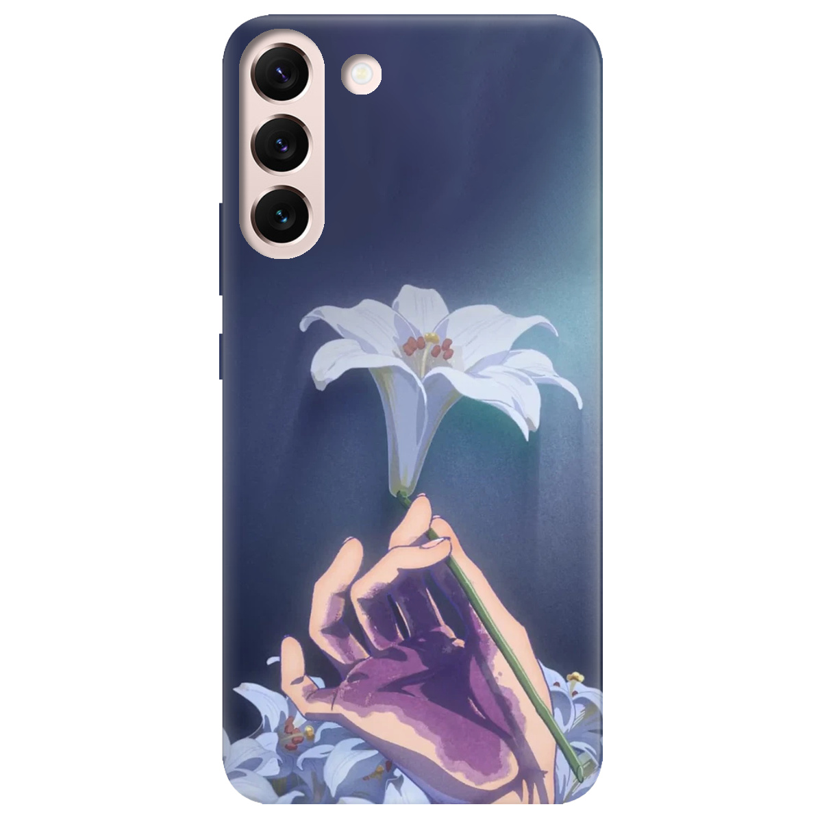 Чехол для Samsung Galaxy S22 Plus White blossoms - фото 1 - Чехлы для телефонов