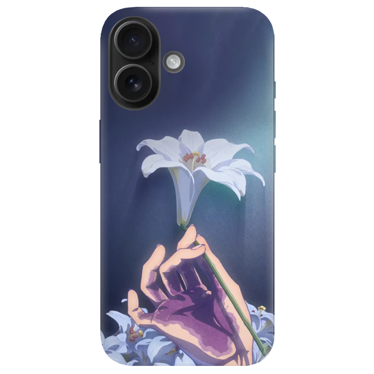 Чехол для Apple iPhone 16 White blossoms - фото 1 - Чехлы для телефонов