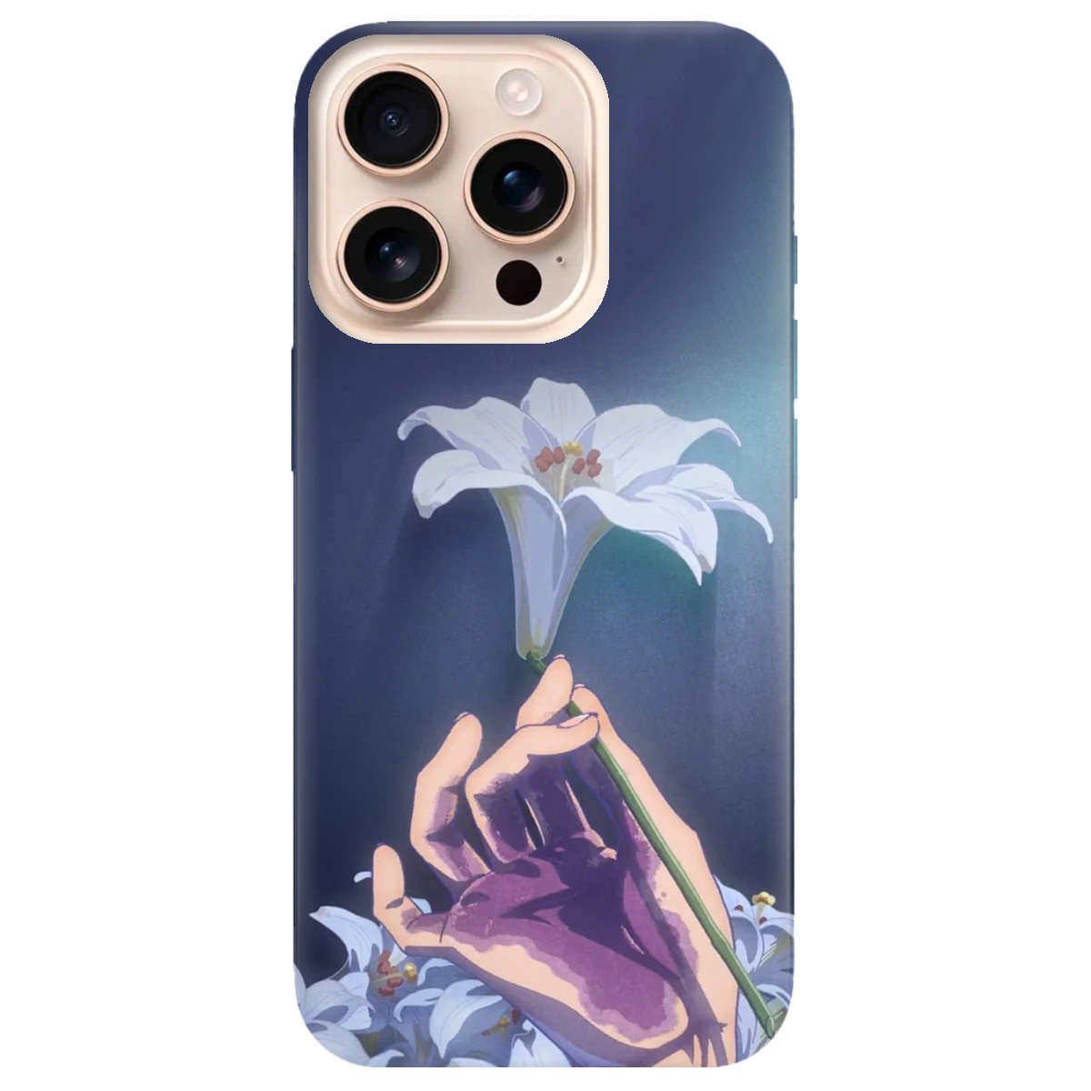 Чохол для Apple iPhone 16 Pro Max White blossoms - фото 1 - Чохли для телефонів