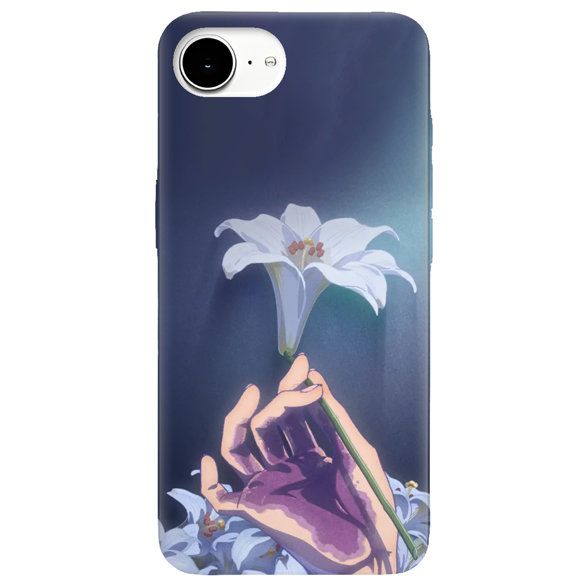 Чехол для Apple iPhone 16e White blossoms - фото 1 - Чехлы для телефонов