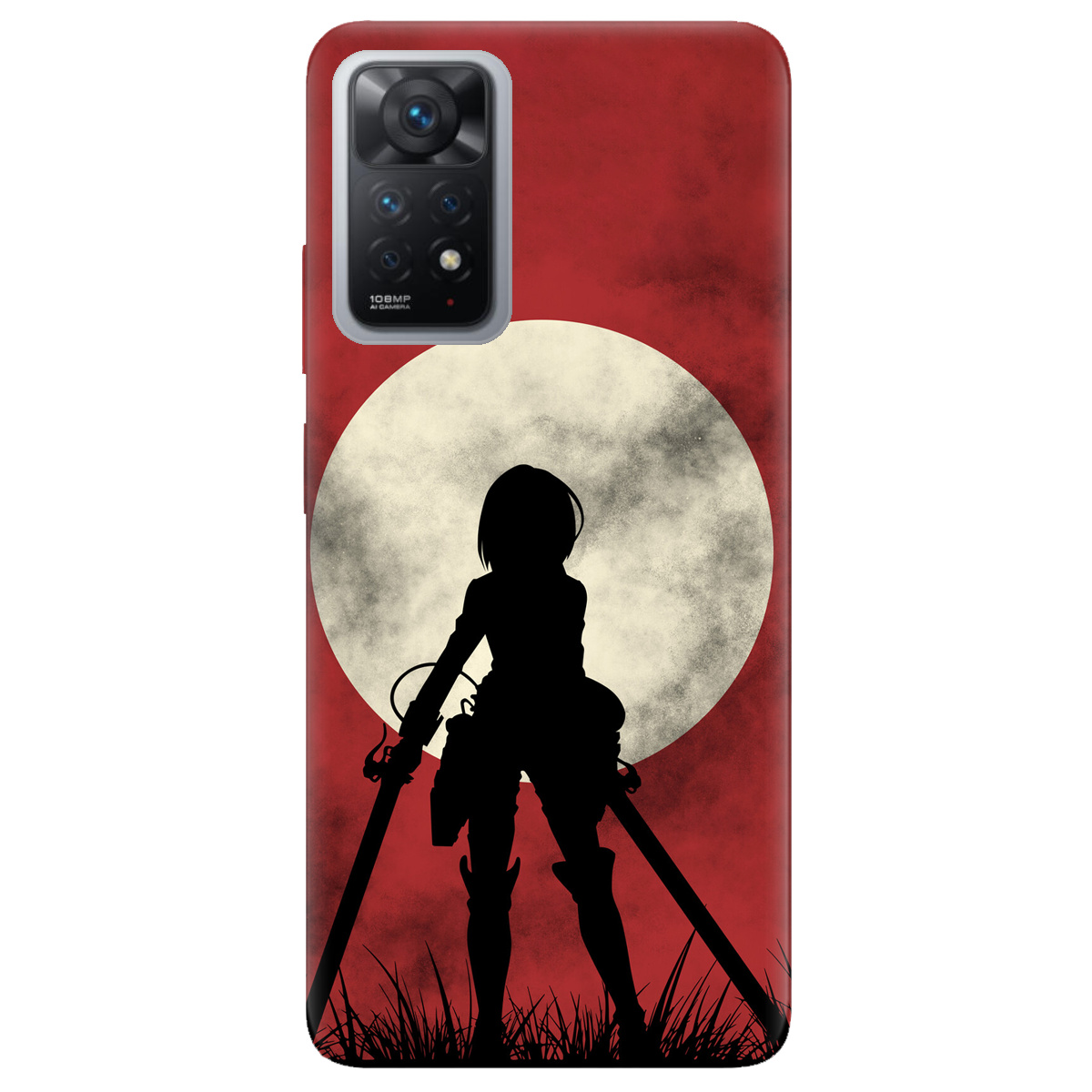 Чехол для Xiaomi Redmi Note 11 Pro Мікаса - фото 1 Чехол для Xiaomi Redmi Note 11 Pro Мікаса - фото 1 - Чехлы для телефонов