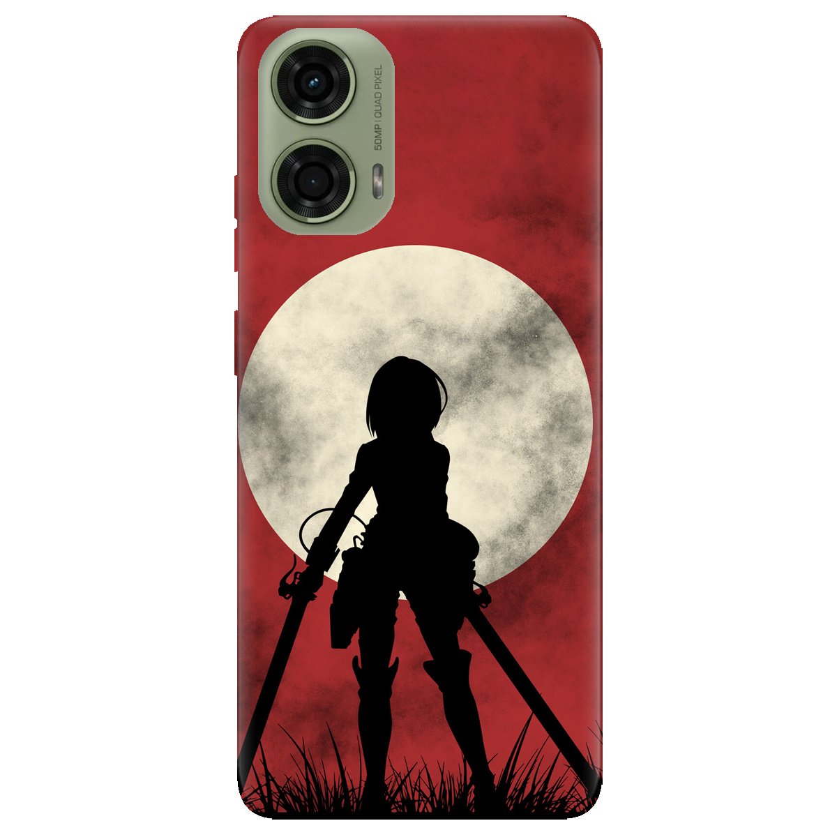 Чохол для Motorola G24 / G04 / E14 Мікаса - фото 1 Чохол для Motorola G24 / G04 / E14 Мікаса - фото 1 - Чохли для телефонів