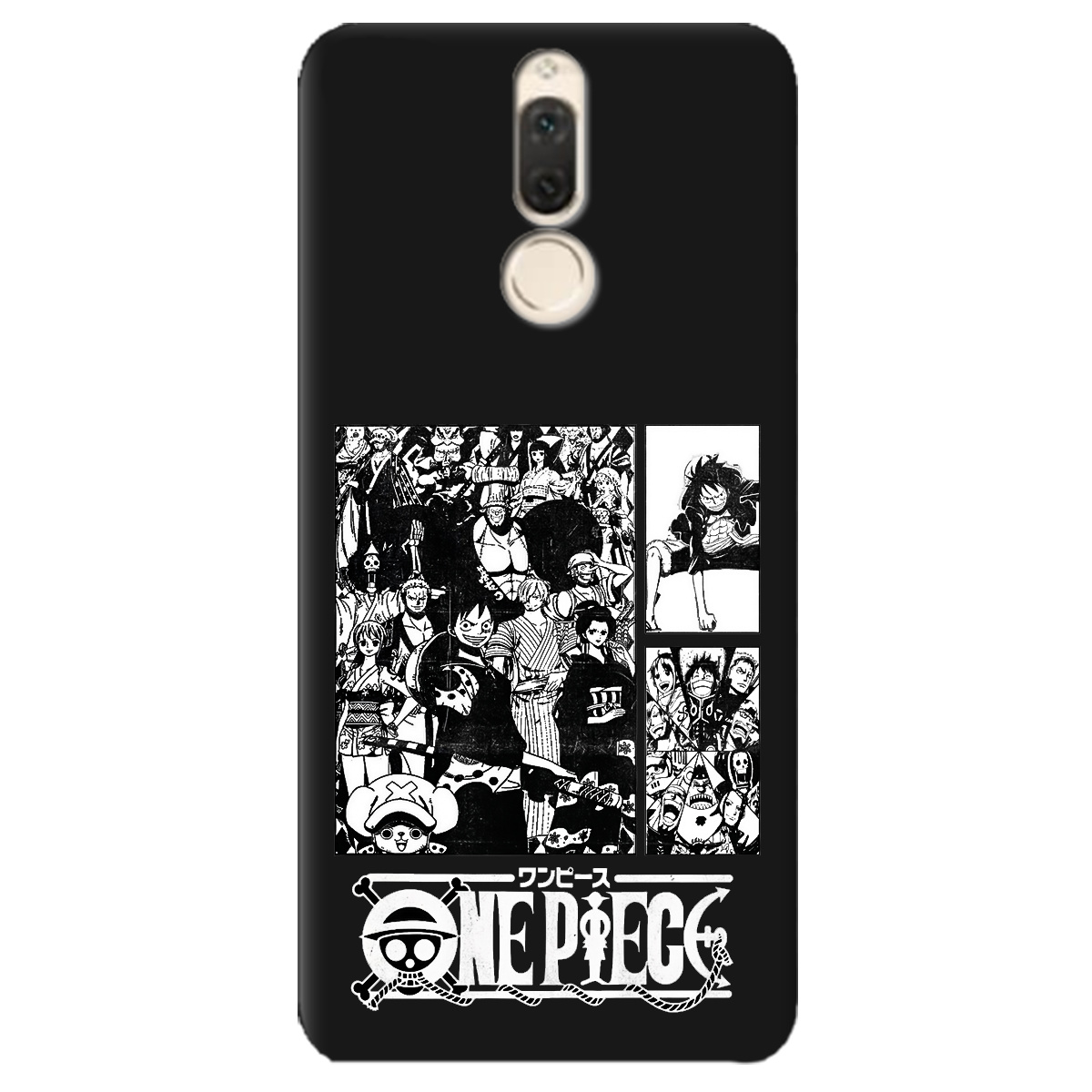 Чохол для Huawei Mate 10 Lite чорний матовий soft touch Panels - фото 1 - Чохли для телефонів