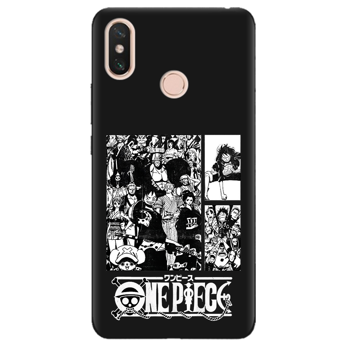 Чохол для Xiaomi Mi Max 3 чорний матовий soft touch Panels - фото 1 - Чохли для телефонів