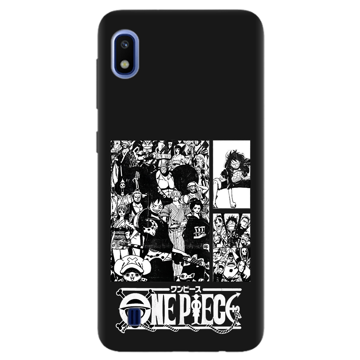 Чохол для Samsung Galaxy A10 чорний матовий soft touch Panels - фото 1 - Чохли для телефонів