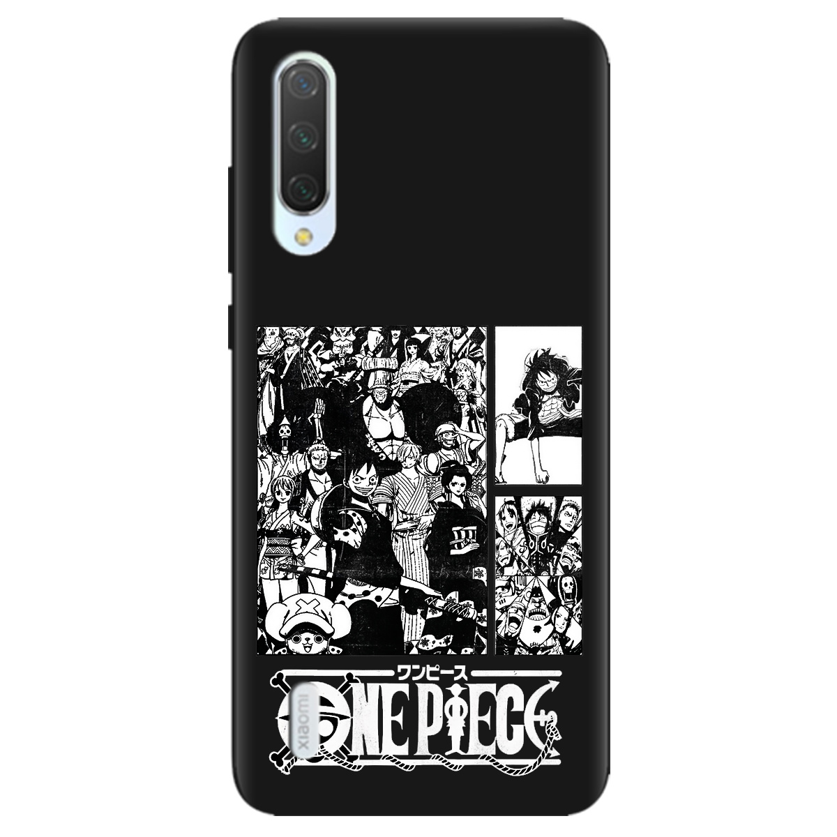 Чохол для Xiaomi Mi A3 чорний матовий soft touch Panels - фото 1 - Чохли для телефонів