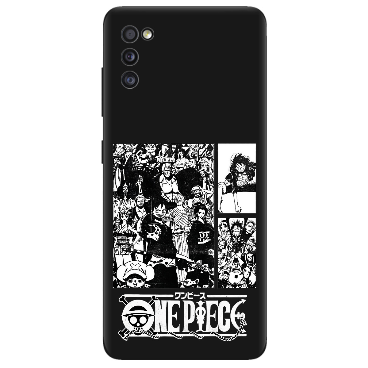 Чехол для Samsung Galaxy A41 черный матовый soft touch Panels - фото 1 - Чехлы для телефонов