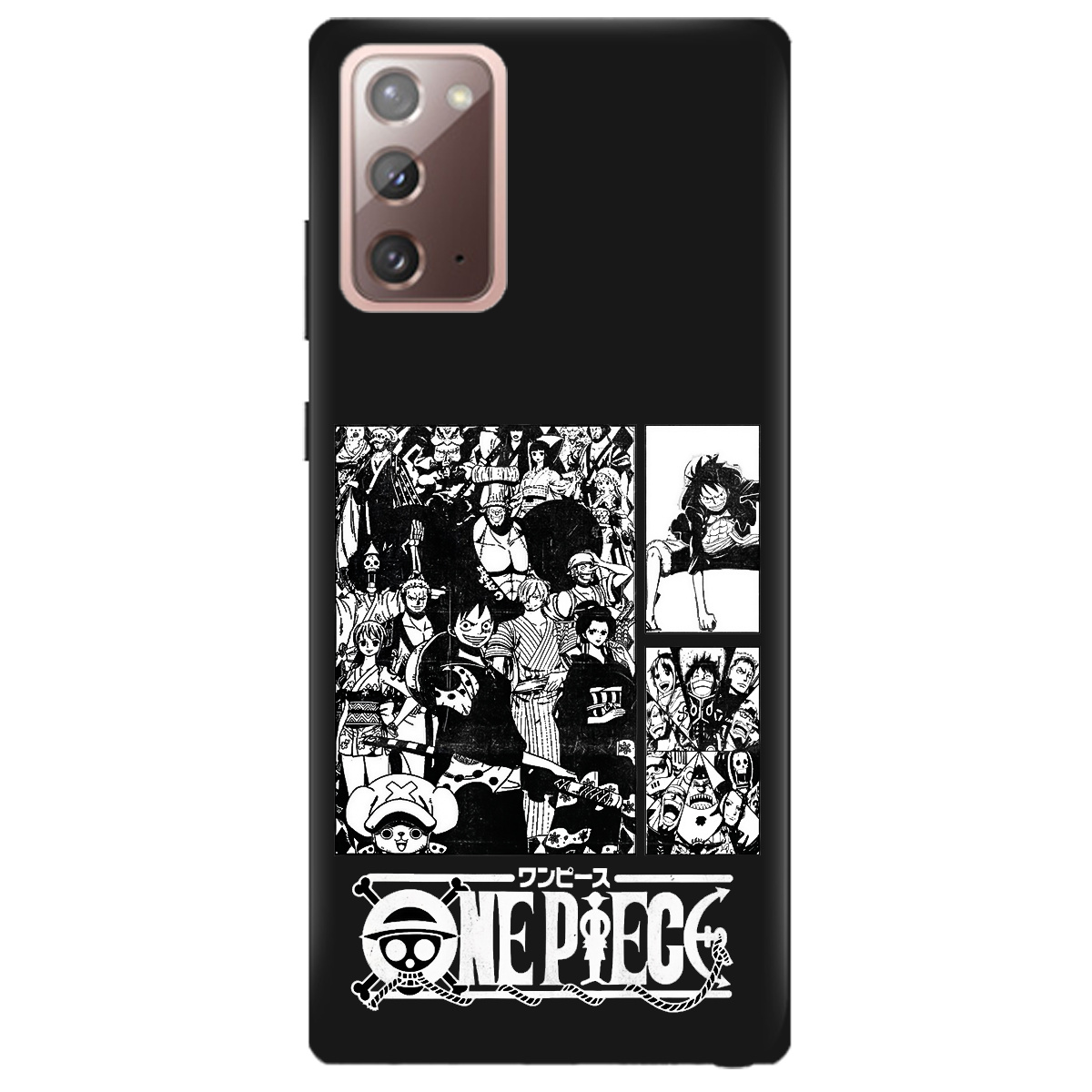 Чехол для Samsung Galaxy Note 20 черный матовый soft touch Panels - фото 1 - Чехлы для телефонов