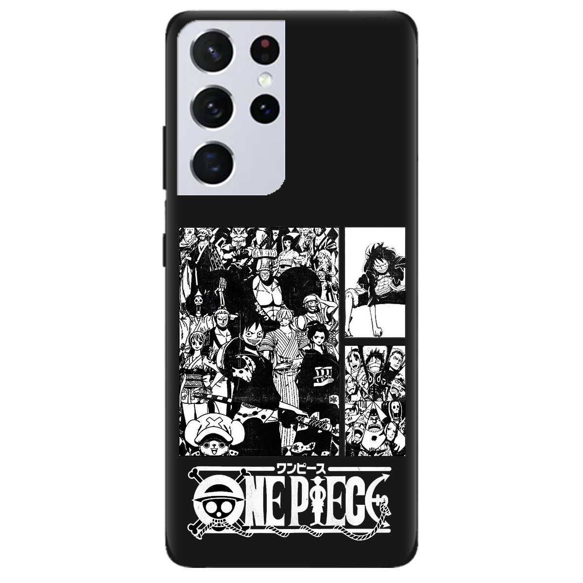 Чехол для Samsung Galaxy S21 Ultra черный матовый soft touch Panels - фото 1 - Чехлы для телефонов