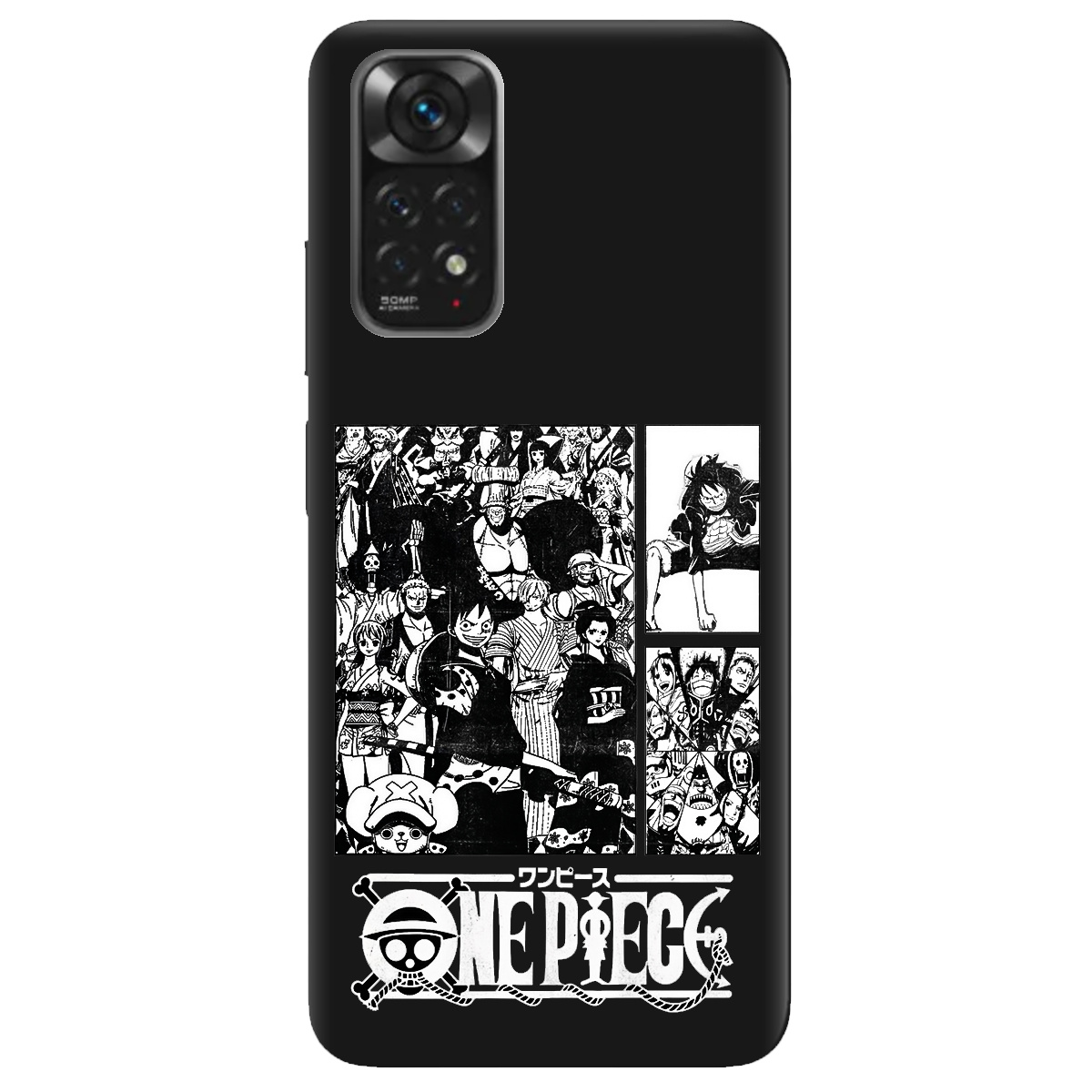 Чехол для Xiaomi Redmi Note 11 черный матовый soft touch Panels - фото 1 - Чехлы для телефонов