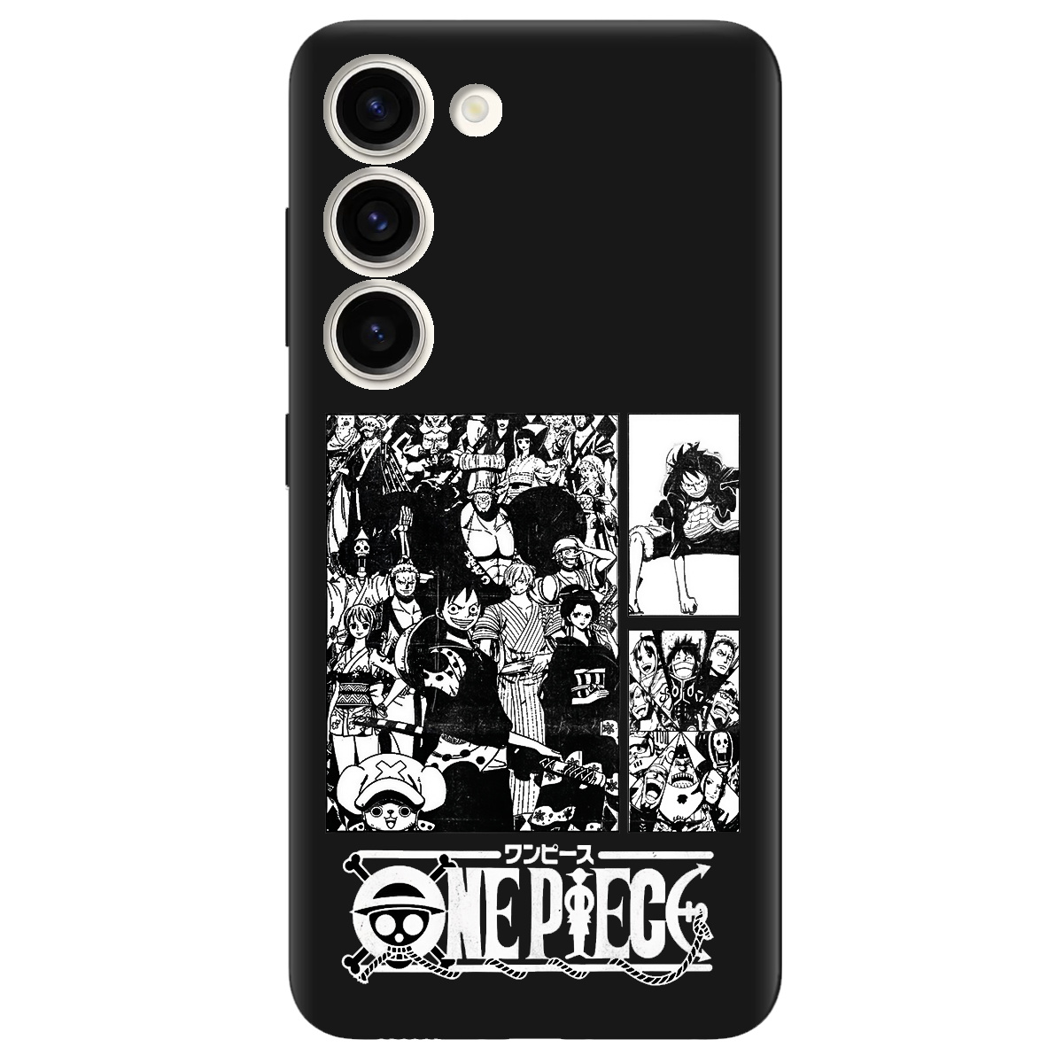 Чохол для Samsung Galaxy S23 чорний матовий soft touch Panels - фото 1 - Чохли для телефонів