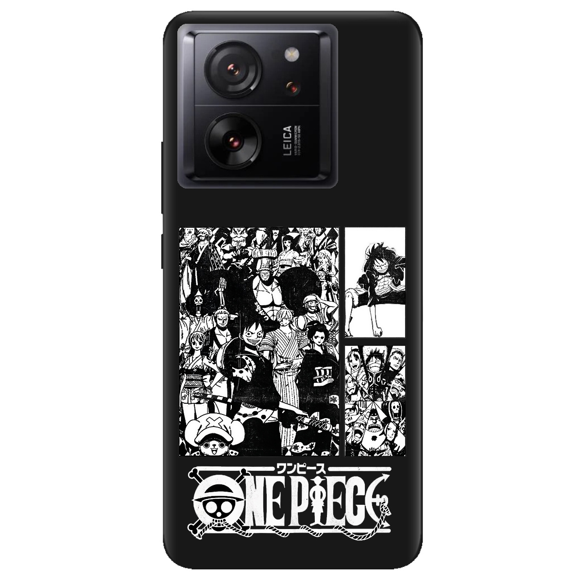 Чохол для Xiaomi 13T чорний матовий soft touch Panels - фото 1 - Чохли для телефонів