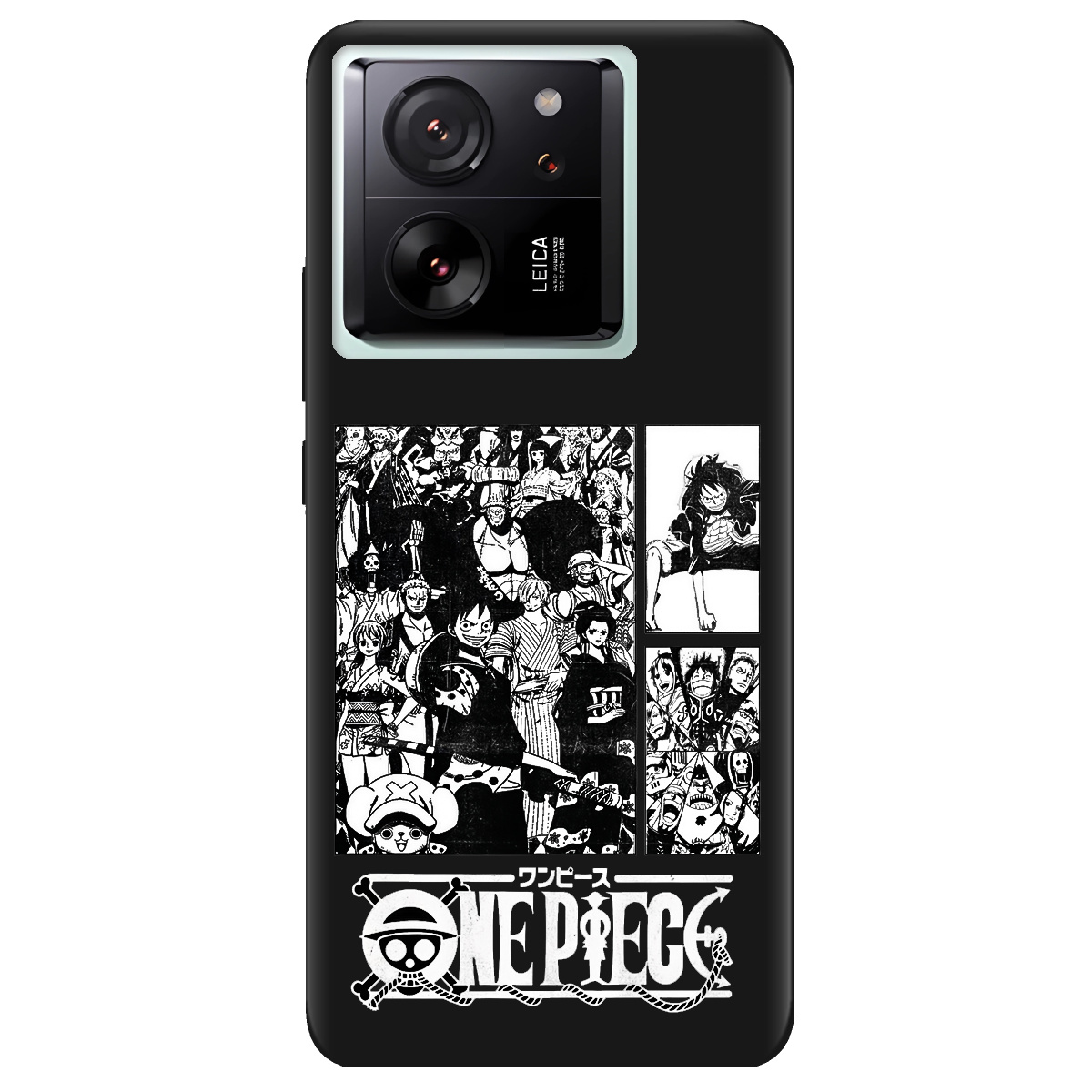 Чехол для Xiaomi 13T Pro черный матовый soft touch Panels - фото 1 - Чехлы для телефонов