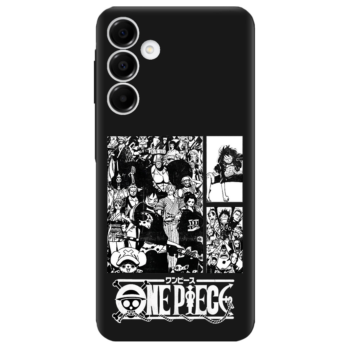 Чехол для Samsung Galaxy A16 черный матовый soft touch Panels - фото 1 - Чехлы для телефонов