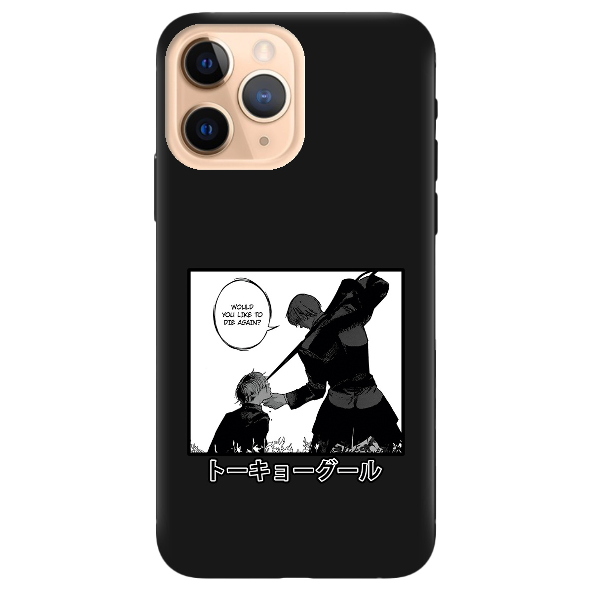 Чехол для Apple iPhone 11 Pro черный матовый soft touch Гуль - фото 1 Чехол для Apple iPhone 11 Pro черный матовый soft touch Гуль - фото 1 - Чехлы для телефонов