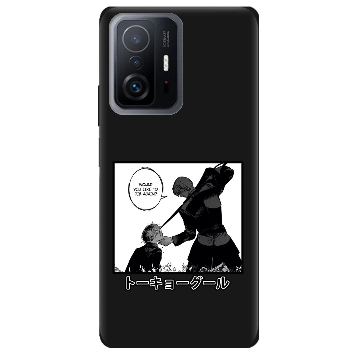 Чехол для Xiaomi 11T черный матовый soft touch Гуль - фото 1 Чехол для Xiaomi 11T черный матовый soft touch Гуль - фото 1 - Чехлы для телефонов