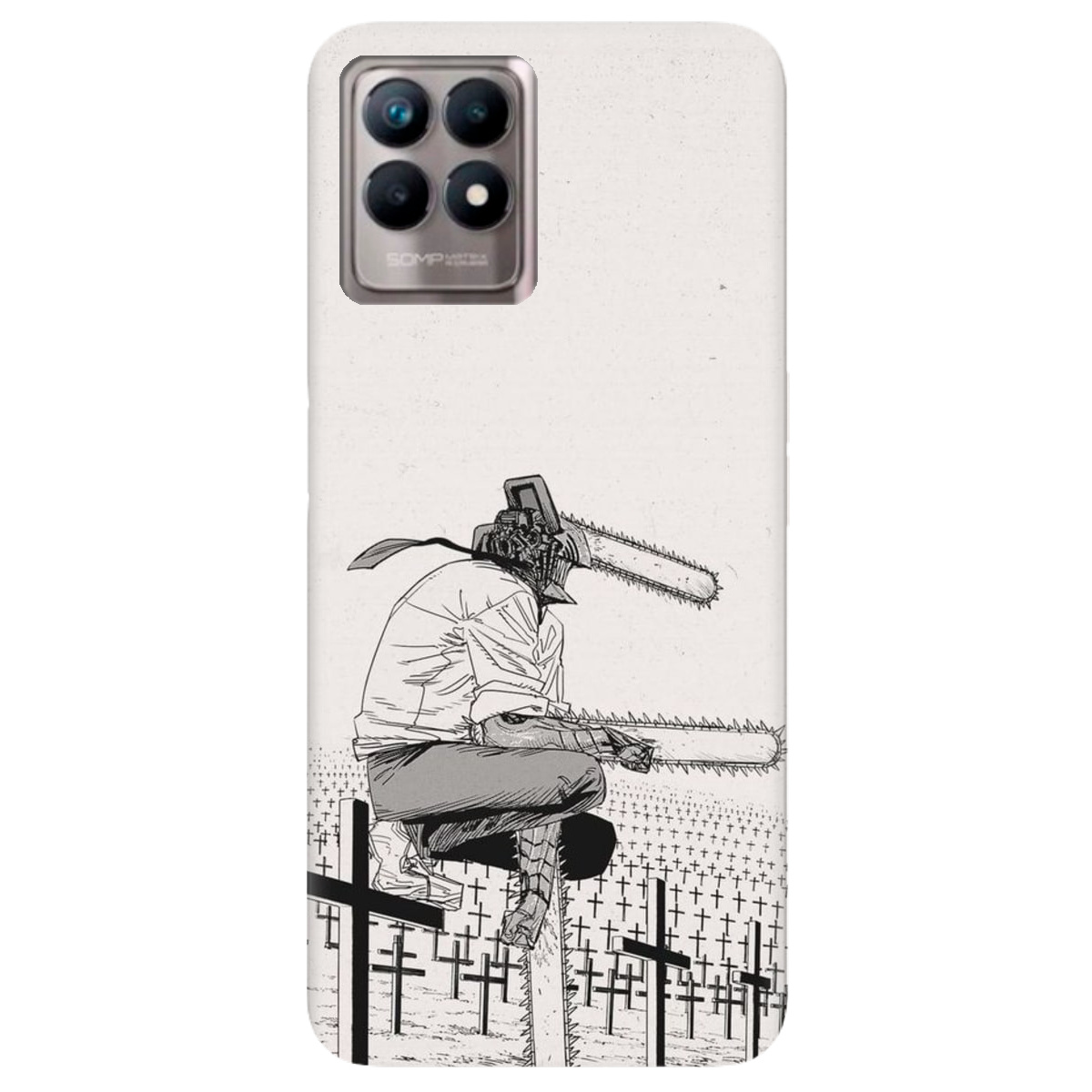 Чехол для Realme 8i Revenge is coming - фото 1 - Чехлы для телефонов