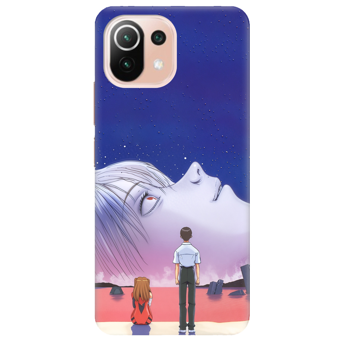 Чехол для Xiaomi Mi 11 lite Neon Genesis - фото 1 - Чехлы для телефонов