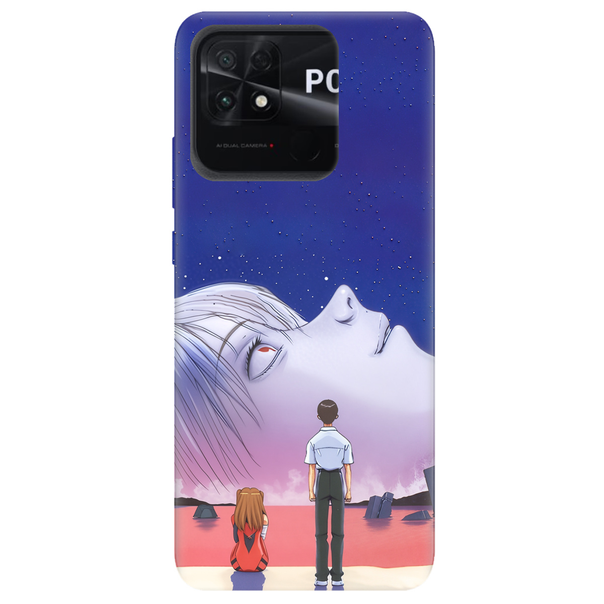 Чехол для Xiaomi Poco C40 Neon Genesis - фото 1 - Чехлы для телефонов