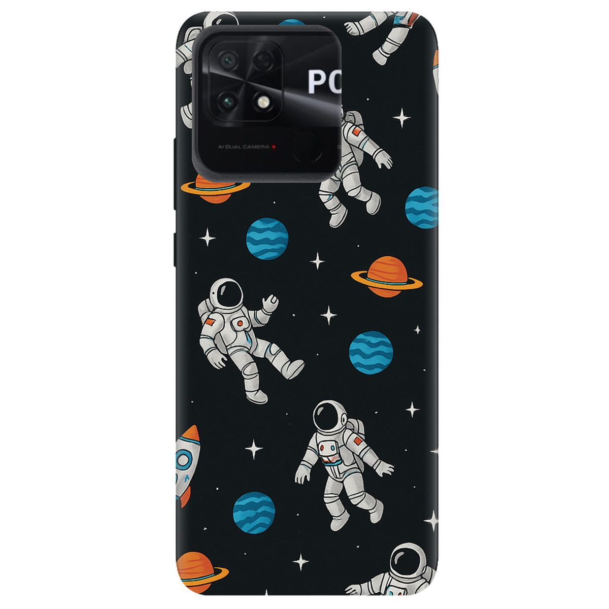 Чехол для Xiaomi Poco C40 Космічний вайб - фото 1 Чехол для Xiaomi Poco C40 Космічний вайб - фото 1 - Чехлы для телефонов