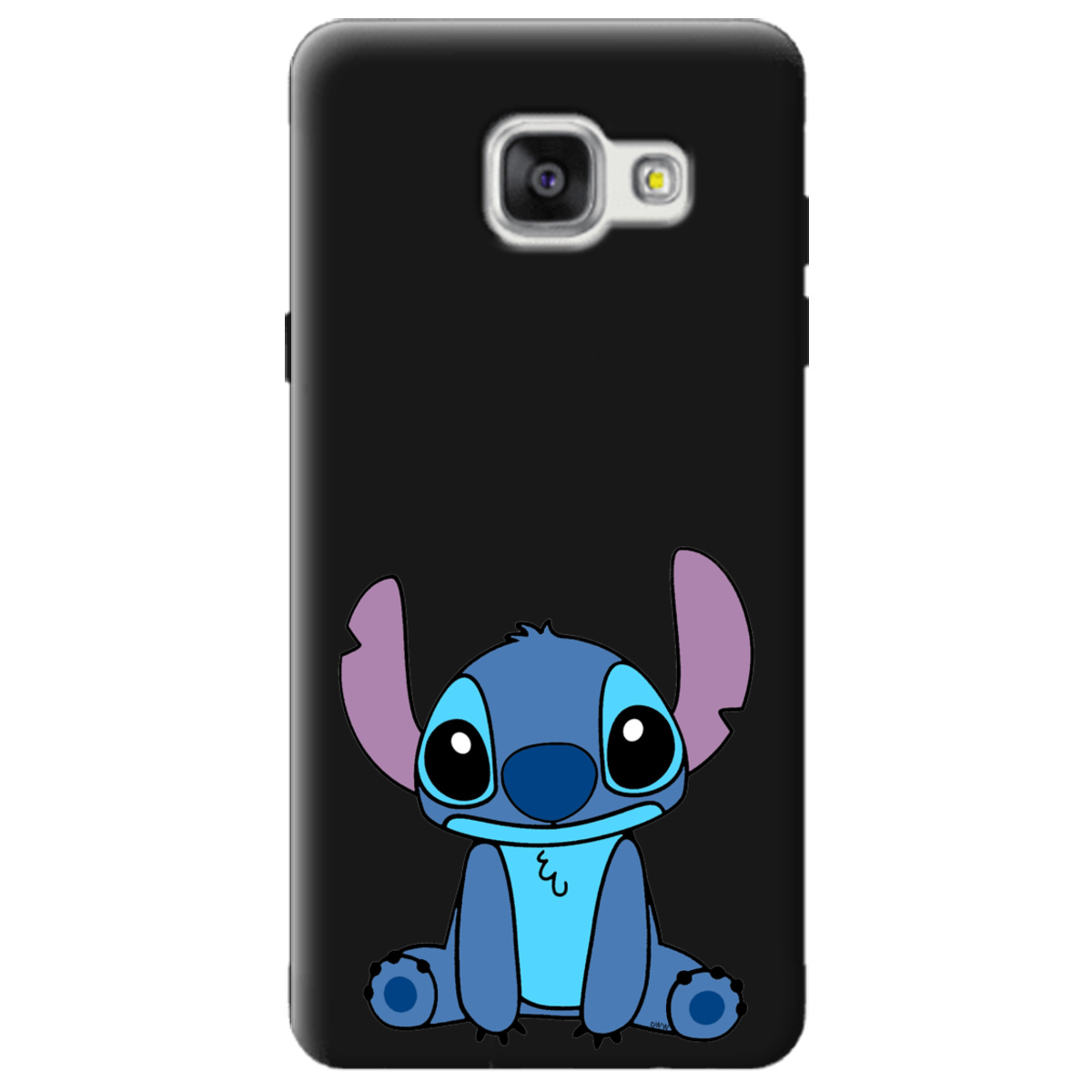 Чохол для Samsung Galaxy A5 2016 чорний матовий soft touch Стіч - фото 1 - Чохли для телефонів