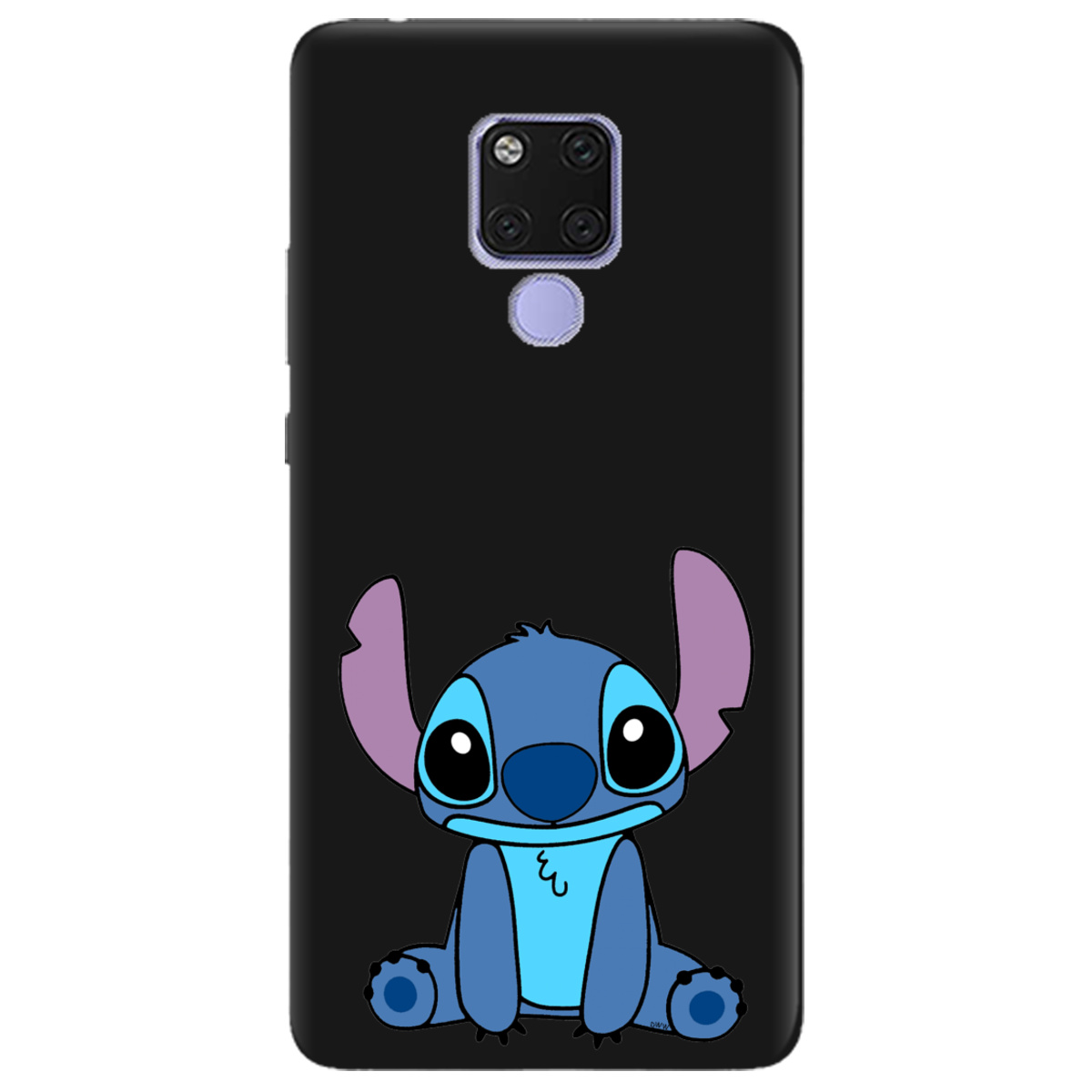 Чехол для Huawei Mate 20 черный матовый soft touch Стіч - фото 1 - Чехлы для телефонов