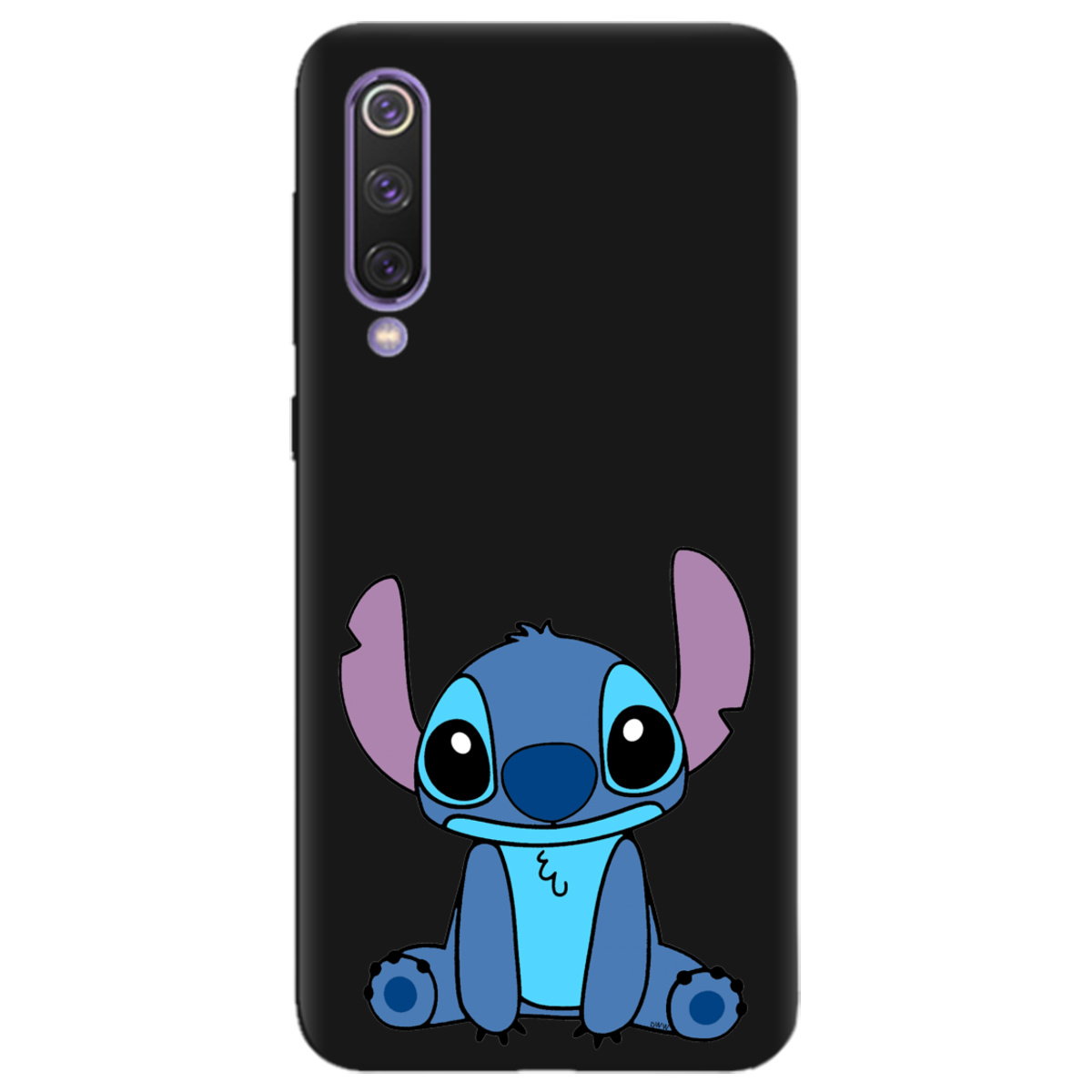 Чехол для Xiaomi Mi 9 SE черный матовый soft touch Стіч - фото 1 - Чехлы для телефонов