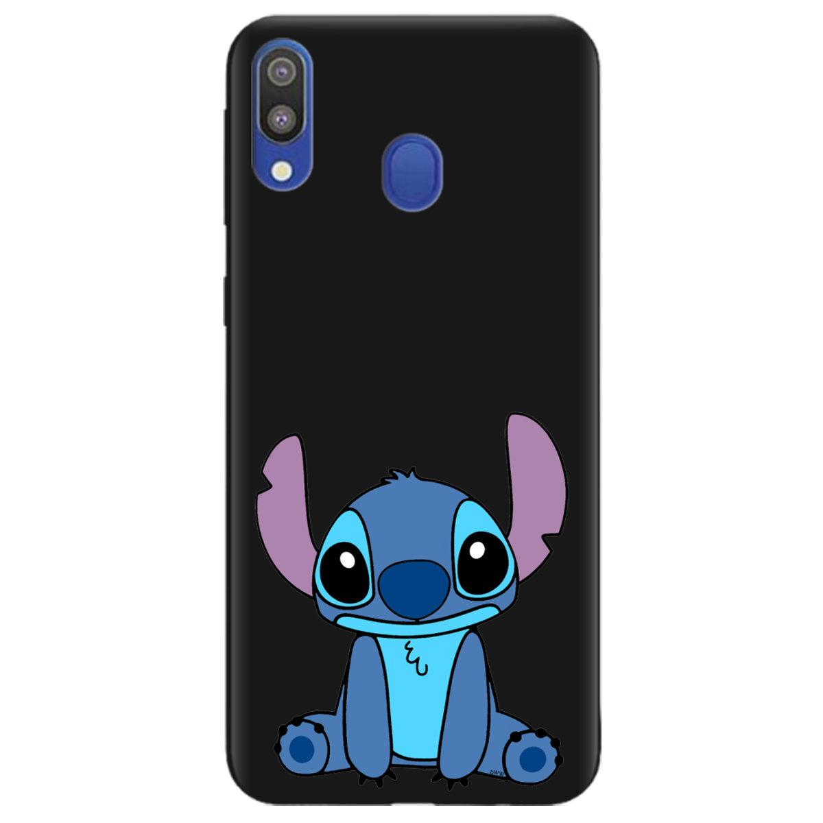 Чохол для Samsung Galaxy A40 чорний матовий soft touch Стіч - фото 1 - Чохли для телефонів