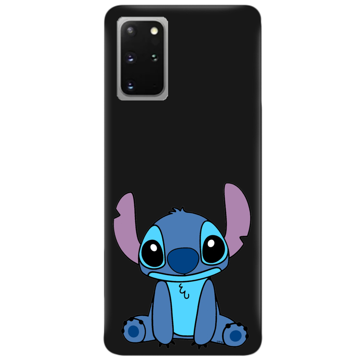 Чохол для Samsung Galaxy S20 Plus чорний матовий soft touch Стіч - фото 1 - Чохли для телефонів