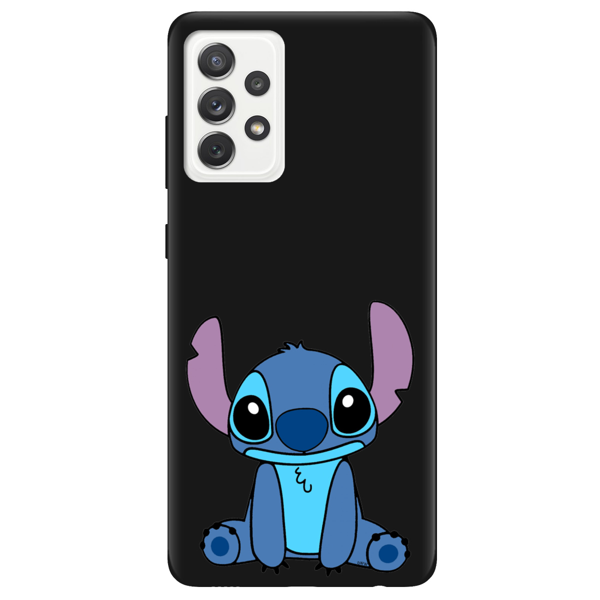 Чехол для Samsung Galaxy A72 черный матовый soft touch Стіч - фото 1 Чехол для Samsung Galaxy A72 черный матовый soft touch Стіч - фото 1 - Чехлы для телефонов