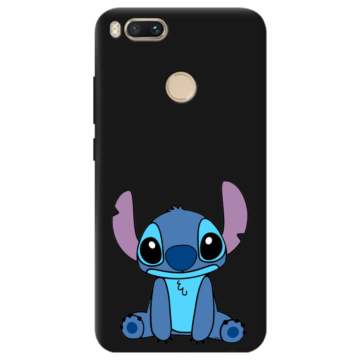 Чохол для Xiaomi Mi A1 чорний матовий soft touch Стіч - фото 1 Чохол для Xiaomi Mi A1 чорний матовий soft touch Стіч - фото 1 - Чохли для телефонів