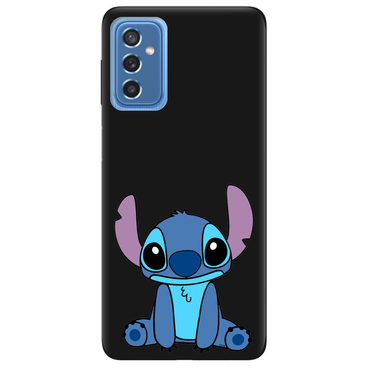 Чехол для Samsung Galaxy M52 черный матовый soft touch Стіч - фото 1 Чехол для Samsung Galaxy M52 черный матовый soft touch Стіч - фото 1 - Чехлы для телефонов