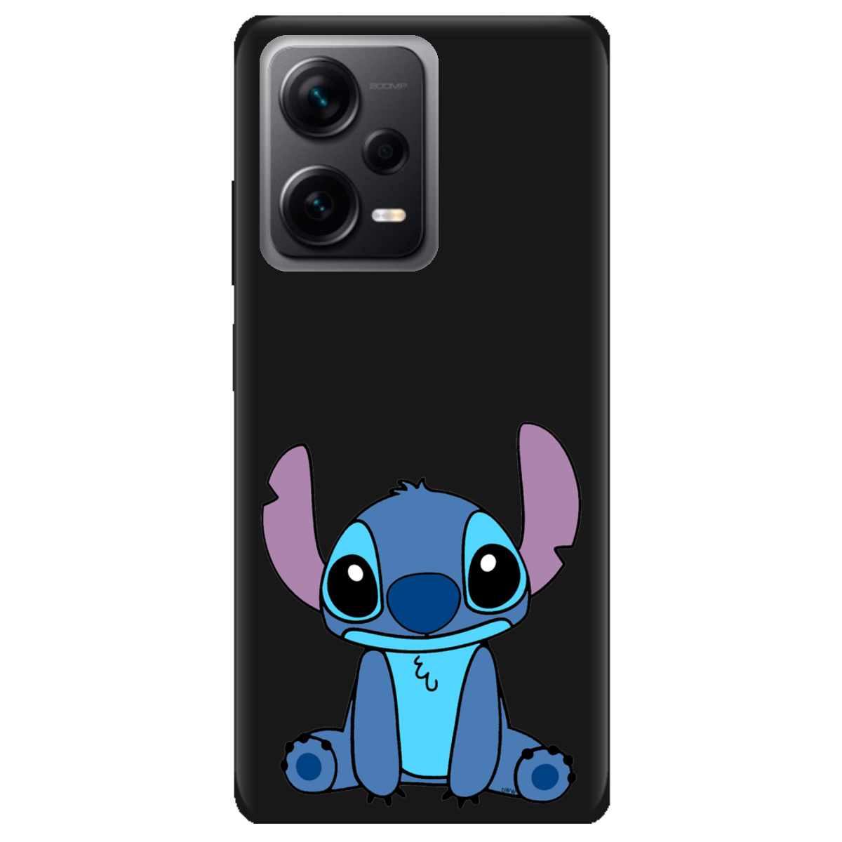 Чехол для Xiaomi Redmi Note 12 Pro + 5G черный матовый soft touch Стіч - фото 1 Чехол для Xiaomi Redmi Note 12 Pro + 5G черный матовый soft touch Стіч - фото 1 - Чехлы для телефонов