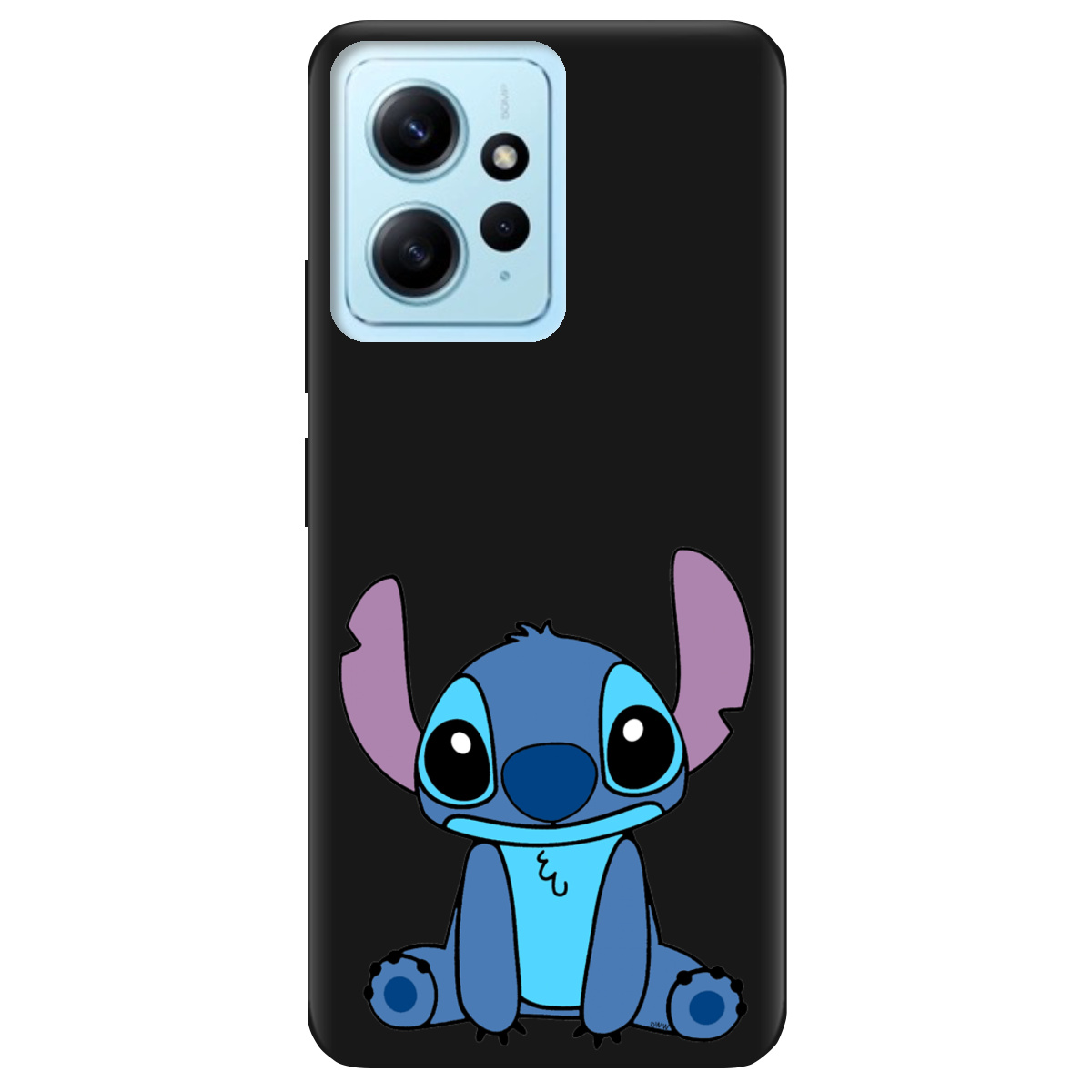 Чехол для Xiaomi Redmi Note 12 4G черный матовый soft touch Стіч - фото 1 Чехол для Xiaomi Redmi Note 12 4G черный матовый soft touch Стіч - фото 1 - Чехлы для телефонов