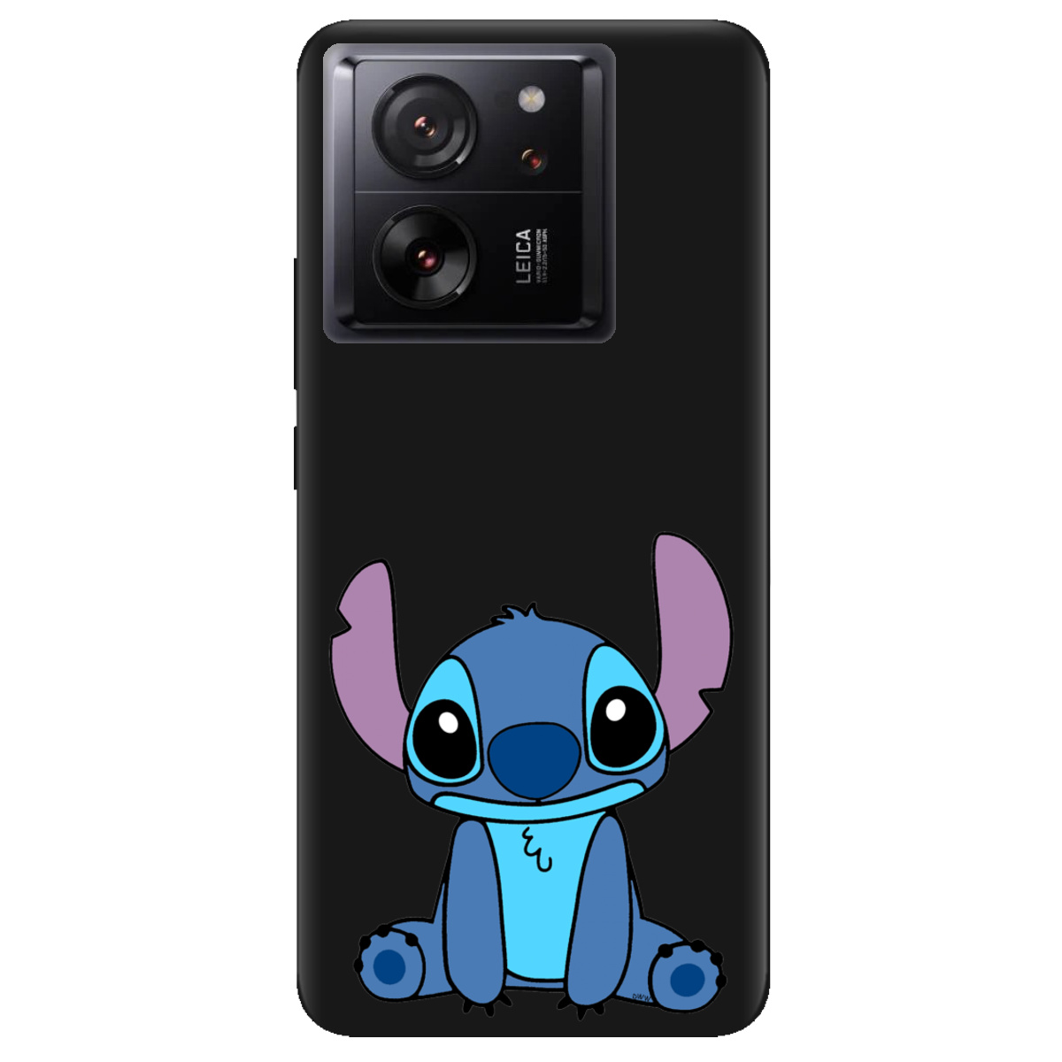 Чехол для Xiaomi 13T черный матовый soft touch Стіч - фото 1 - Чехлы для телефонов