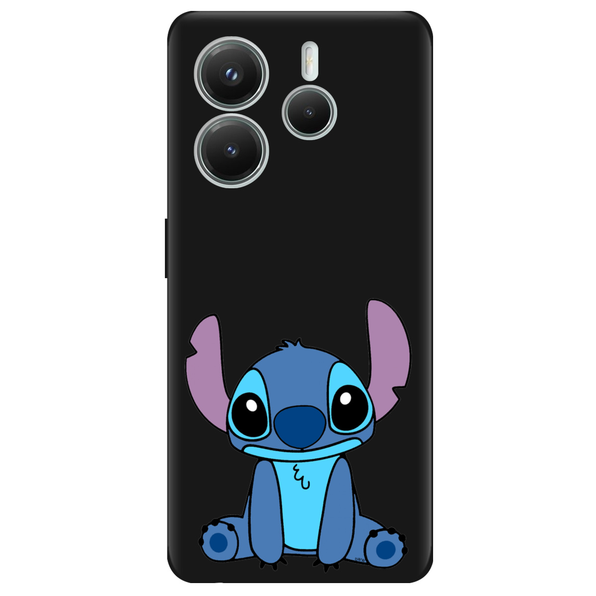 Чохол для Xiaomi Redmi Note 14 5G чорний матовий soft touch Стіч - фото 1 - Чохли для телефонів