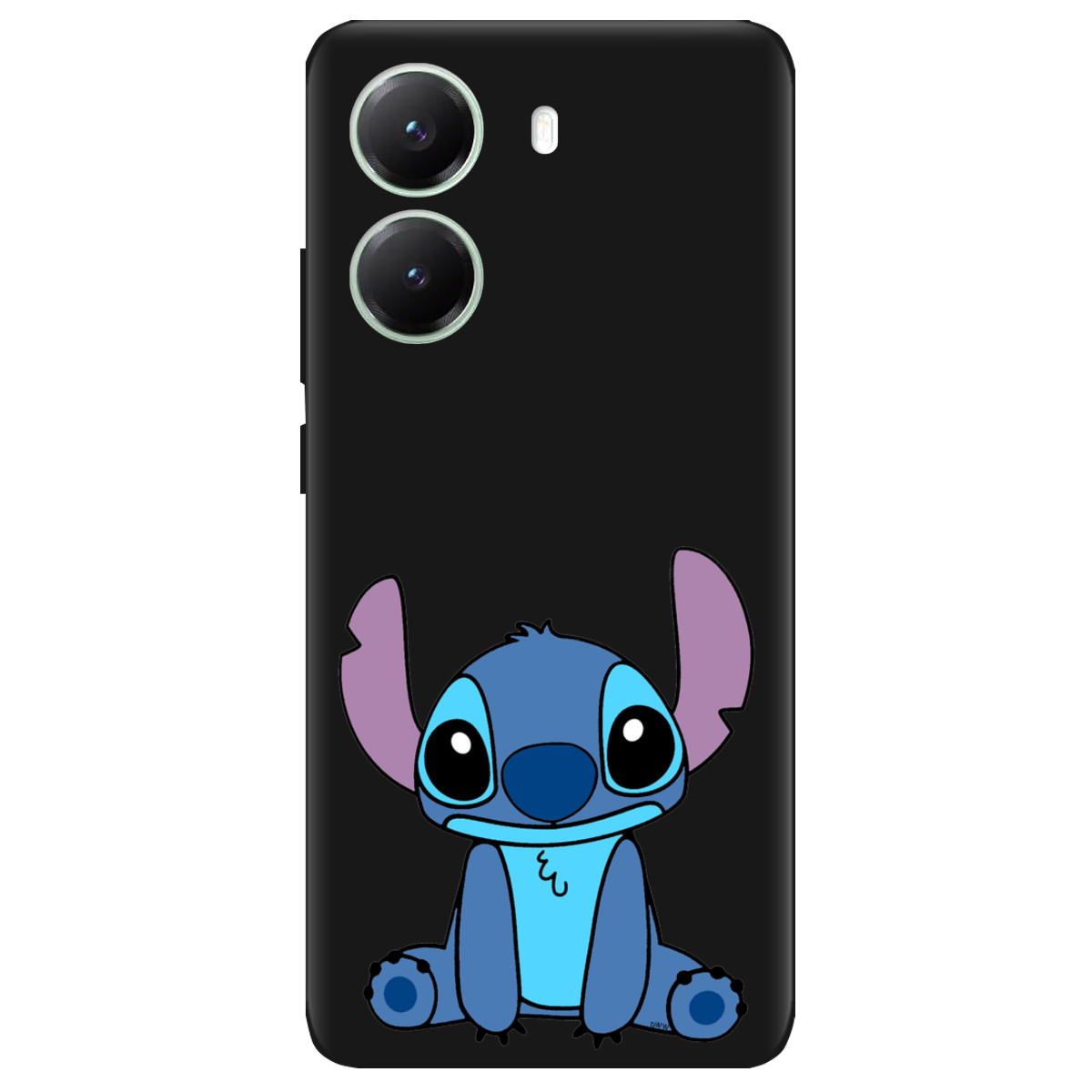 Чохол для Xiaomi Poco X7 Pro чорний матовий soft touch Стіч - фото 1 - Чохли для телефонів