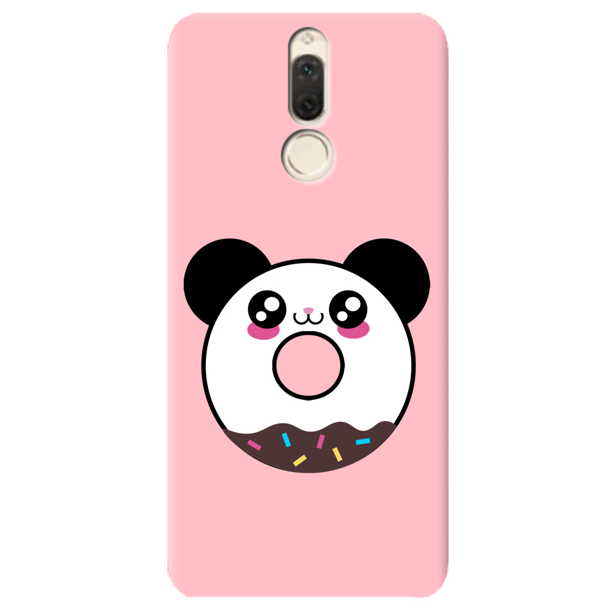 Чохол для Huawei Mate 10 Lite ніжно-рожевий матовий soft touch Пандопончик - фото 1 - Чохли для телефонів