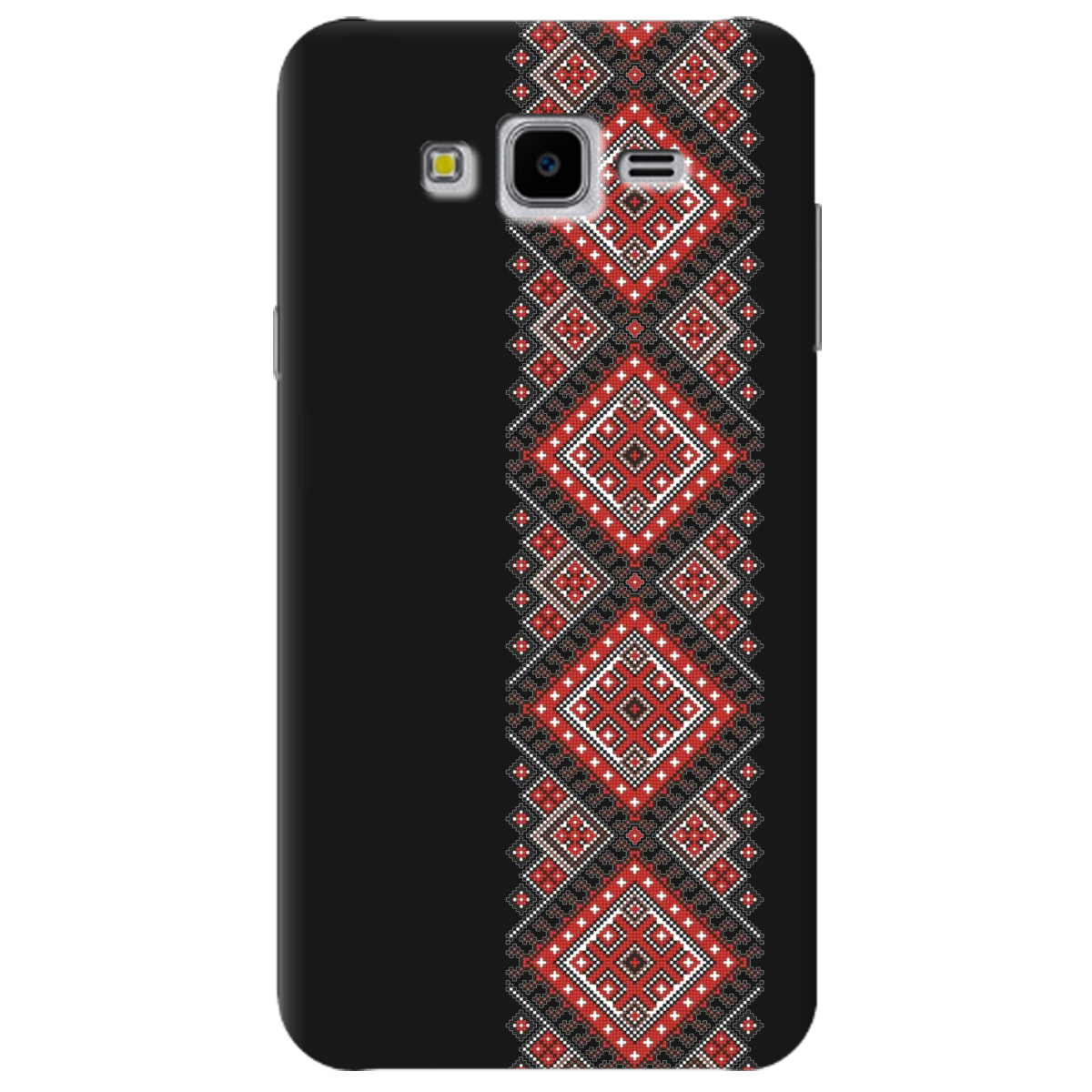 Чехол для Samsung Galaxy J7 Neo J701F / DS черный матовый soft touch Вишиванка - фото 1 Чехол для Samsung Galaxy J7 Neo J701F / DS черный матовый soft touch Вишиванка - фото 1 - Чехлы для телефонов