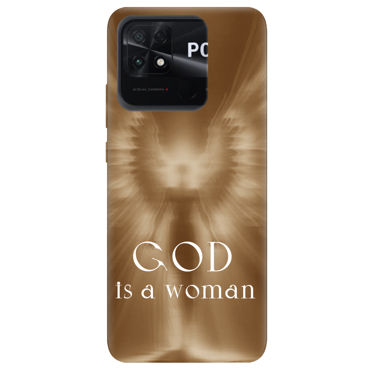 Чехол для Xiaomi Poco C40 Woman - фото 1 - Чехлы для телефонов