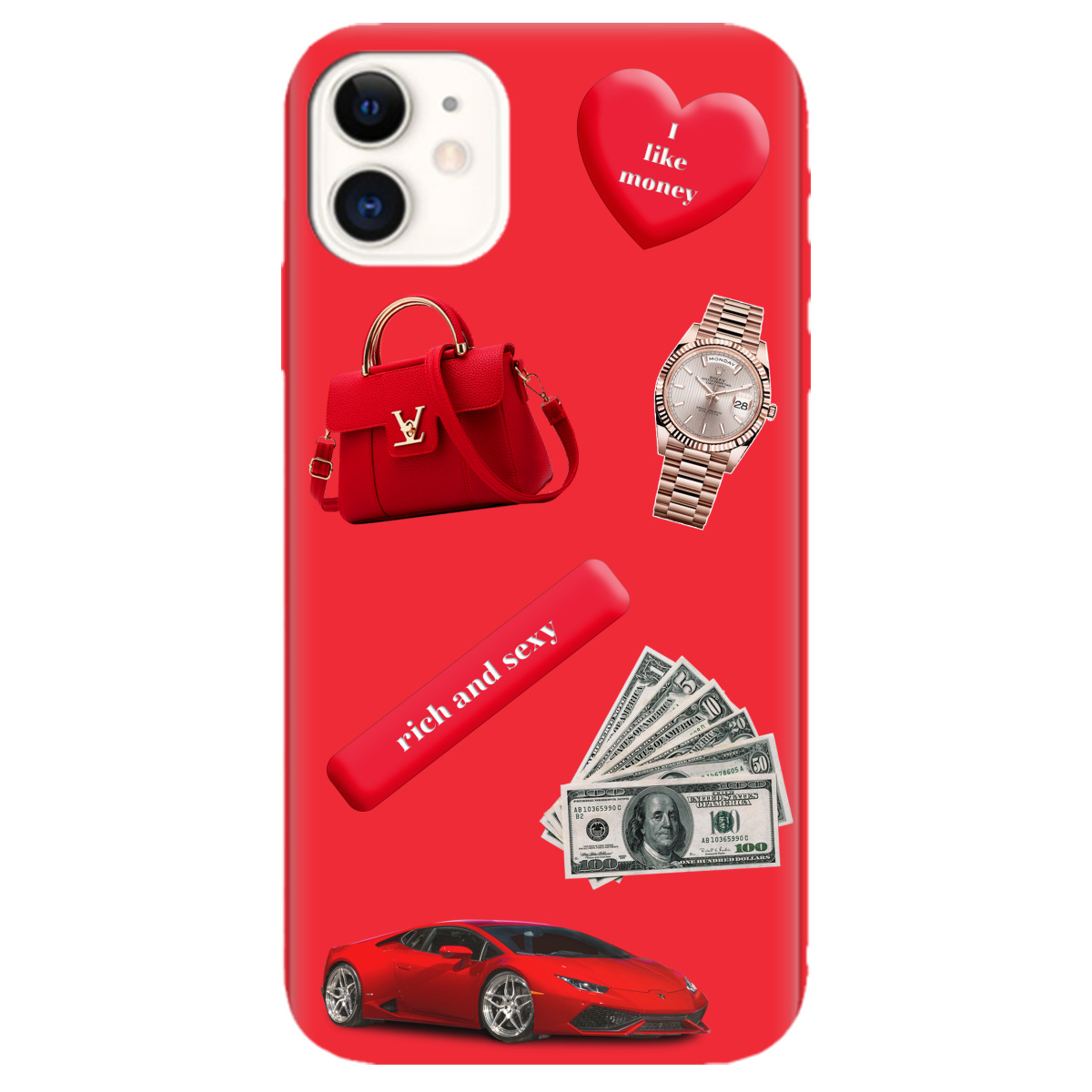 Чохол для Apple iPhone 11 яскраво-червоний матовий soft touch Rich Red - фото 1 Чохол для Apple iPhone 11 яскраво-червоний матовий soft touch Rich Red - фото 1 - Чохли для телефонів