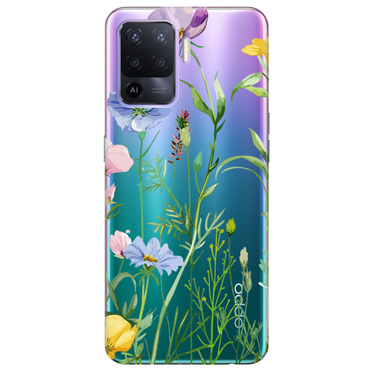 Чехол для Oppo Reno 5 Lite Луговий шепіт - фото 1 - Чехлы для телефонов