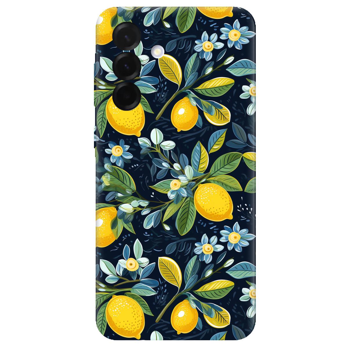 Чехол для Samsung Galaxy A36 Lemon with flower - фото 1 Чехол для Samsung Galaxy A36 Lemon with flower - фото 1 - Чехлы для телефонов