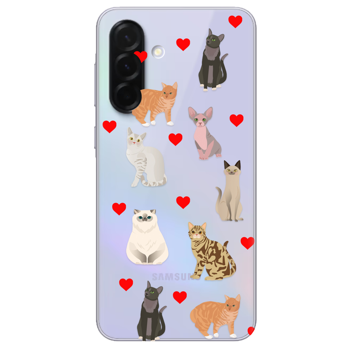 Чехол для Samsung Galaxy A36 Любов у кожному мяу - фото 1 - Чехлы для телефонов