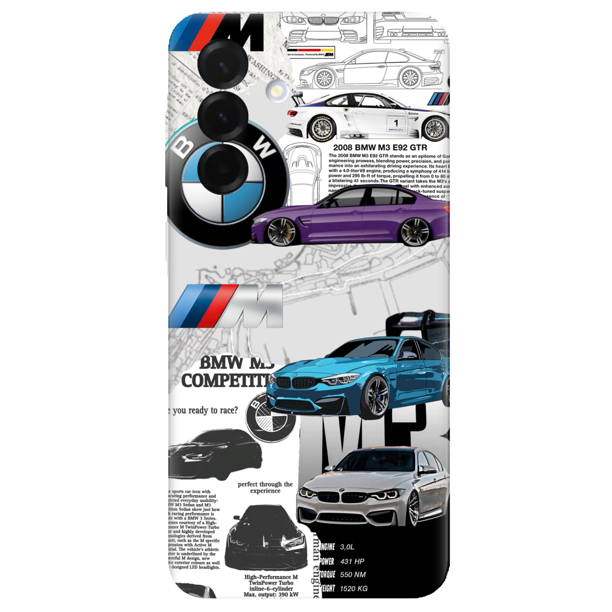 Чехол для Samsung Galaxy A36 BMW - фото 1 - Чехлы для телефонов