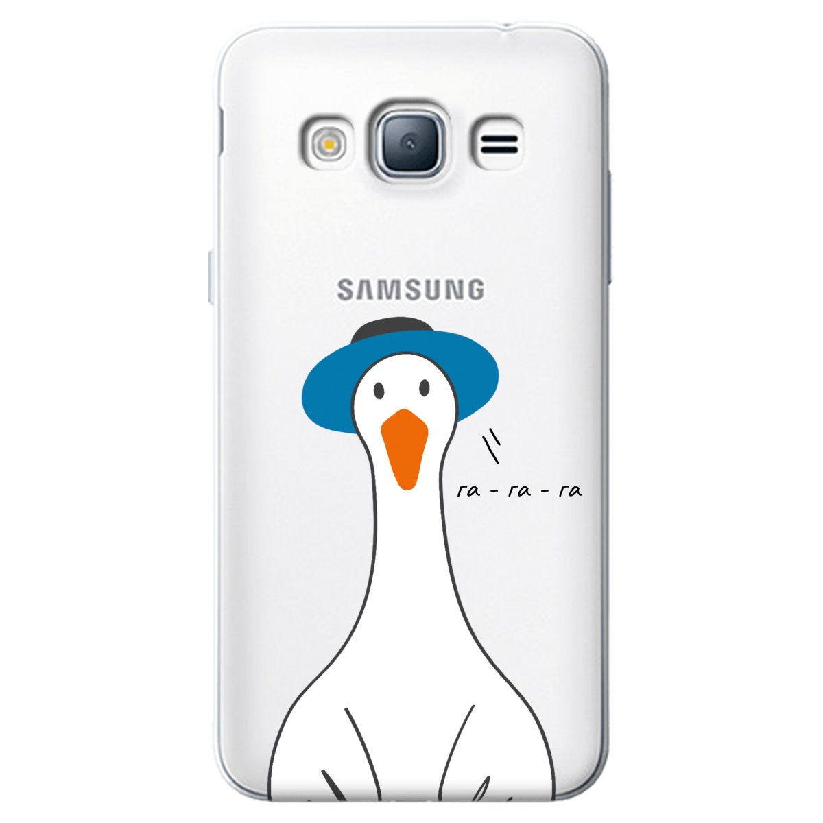 Чохол для Samsung Galaxy J3 2016 Га-га-га - фото 1 - Чохли для телефонів